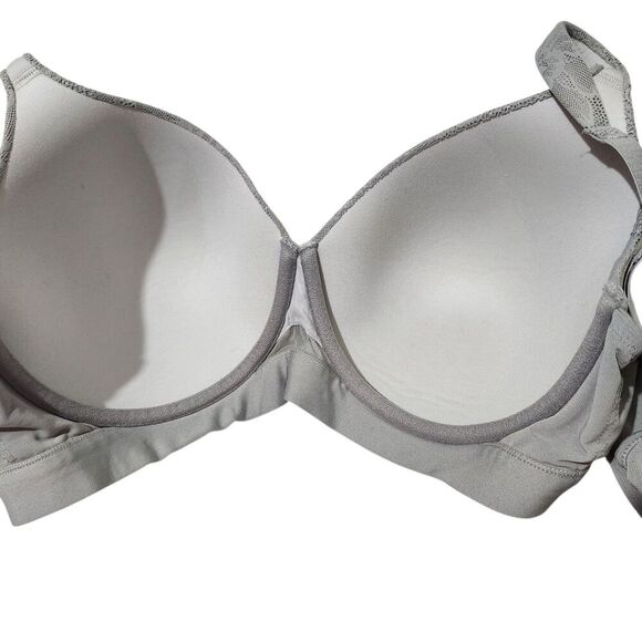 Cacique Bra Size 44C Gray Color Underwire Adjustable Straps - Picture 3 of 7